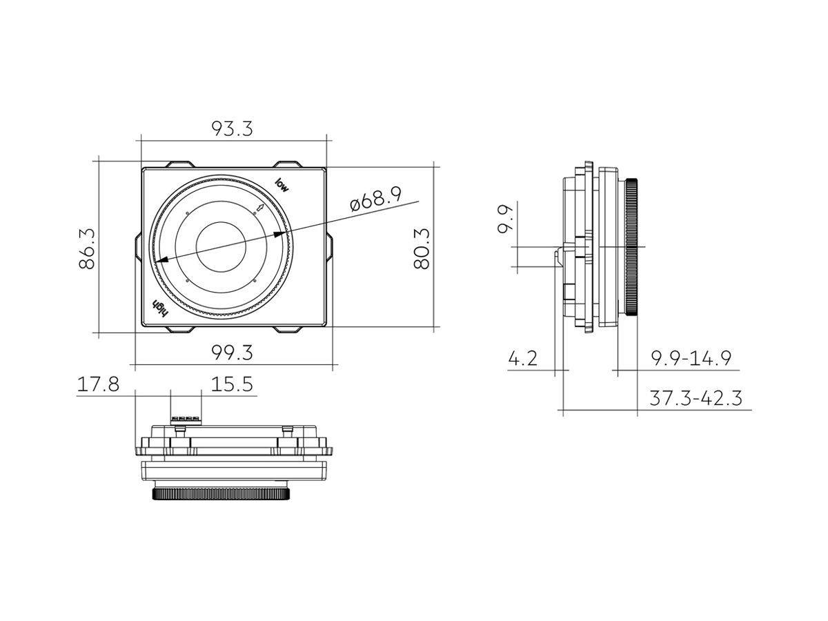 EB-Bewegungsmelder und Lichtsensor DALI-MSensor G3 SFI 30 PIR 16DPI weiss