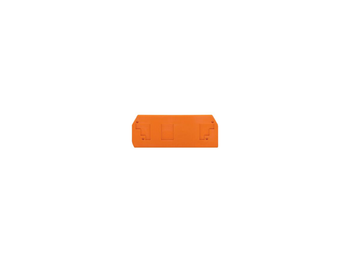 Abschlusswand WAGO 16mm² orange für 283-901/904