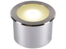 EB-LED-Bodenleuchte SLV DASAR FLAT 120 EL 7W 520lm 4000K rund Edelstahl IP65