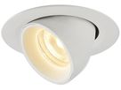 EB-LED-Downlight SLV NUMINOS GIMBLE XS, 7W 200mA 720lm 3000K 55° ws