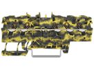 Durchgangs-Reihenklemme WAGO TOPJOB S 1.5mm² 18A 800V 1Etg×5P Ex gu/gelb