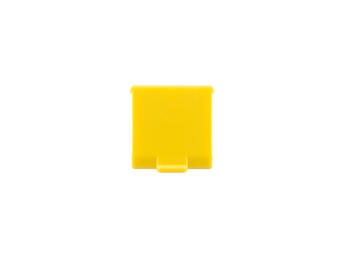 Staubschutzdeckel Dätwyler gelb zu Patchpanel 482.6 mm (19")