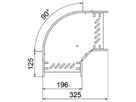 Bogen BET RB 90° 85×200mm Stahl feuerverzinkt