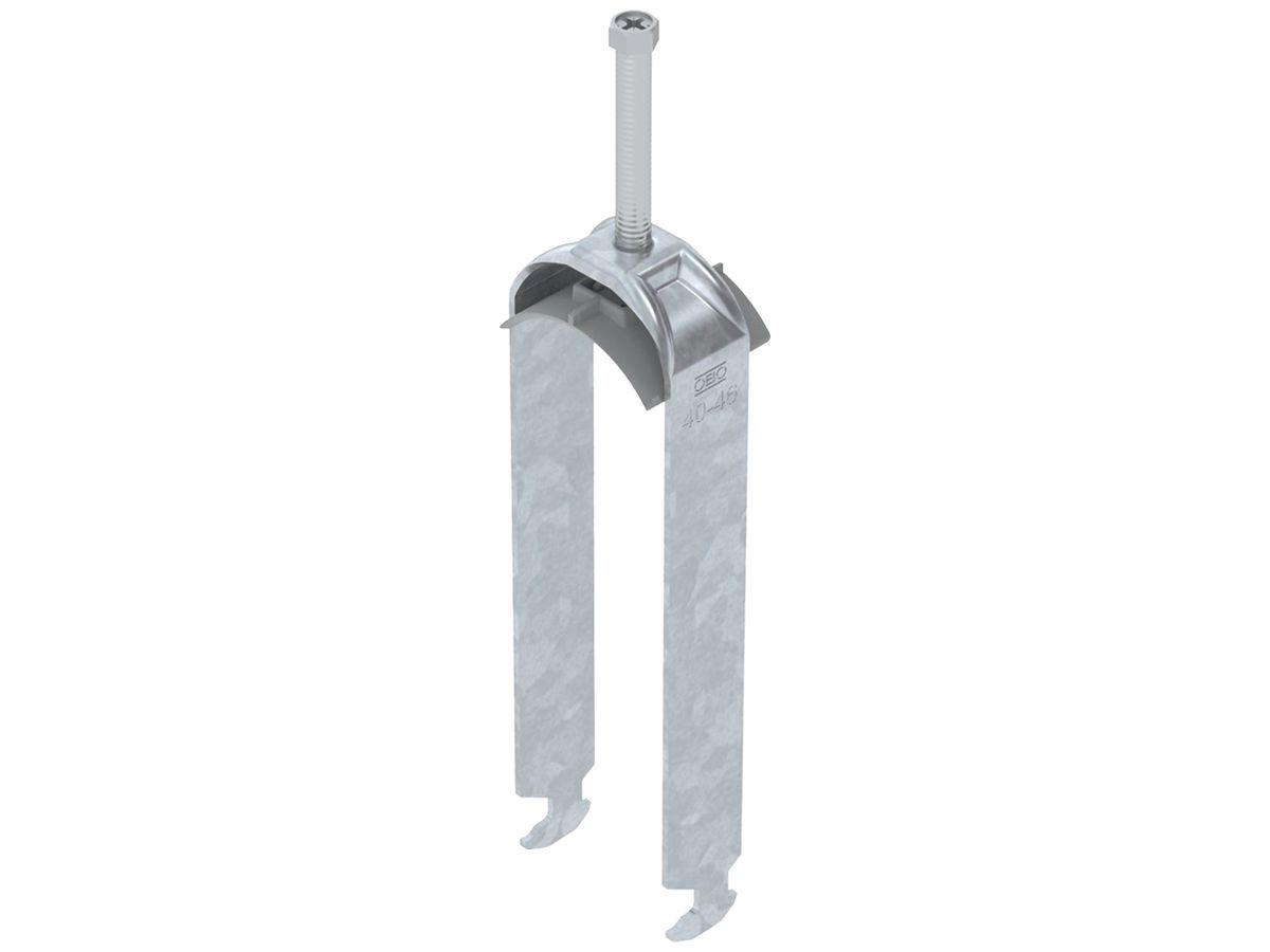 Schnellverleger BET 2056 H-Fuss Kunststoff 40…46mm 3×Kabel Stahl tfZn