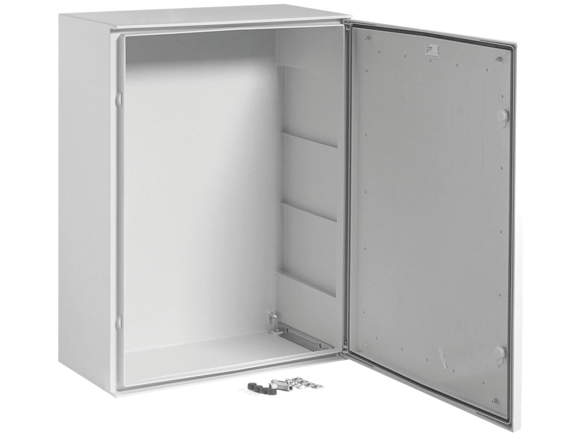 AP-Verteiler Hager Orion.Plus Polyester 600×800×300mm IP65 SKII hellgrau