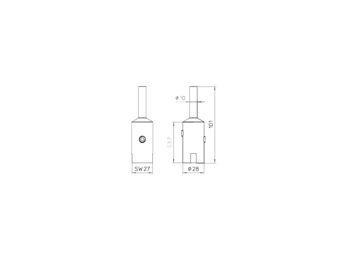 Anschlusselement Bettermann isCon connect für Leitung Ø 23mm Est