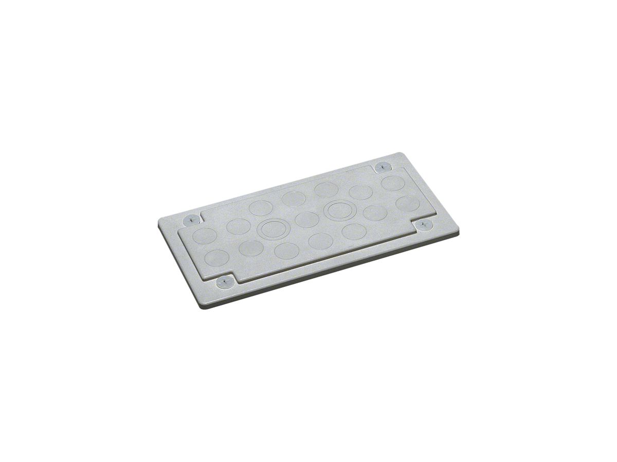 Leitungseinführung Hager Univers 235×15×15mm 17 Steckverbinderöffnungen