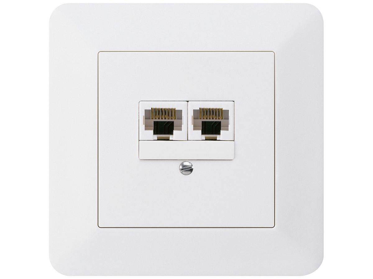 UP-Dose kallysto.trend 2×RJ45u parallel weiss