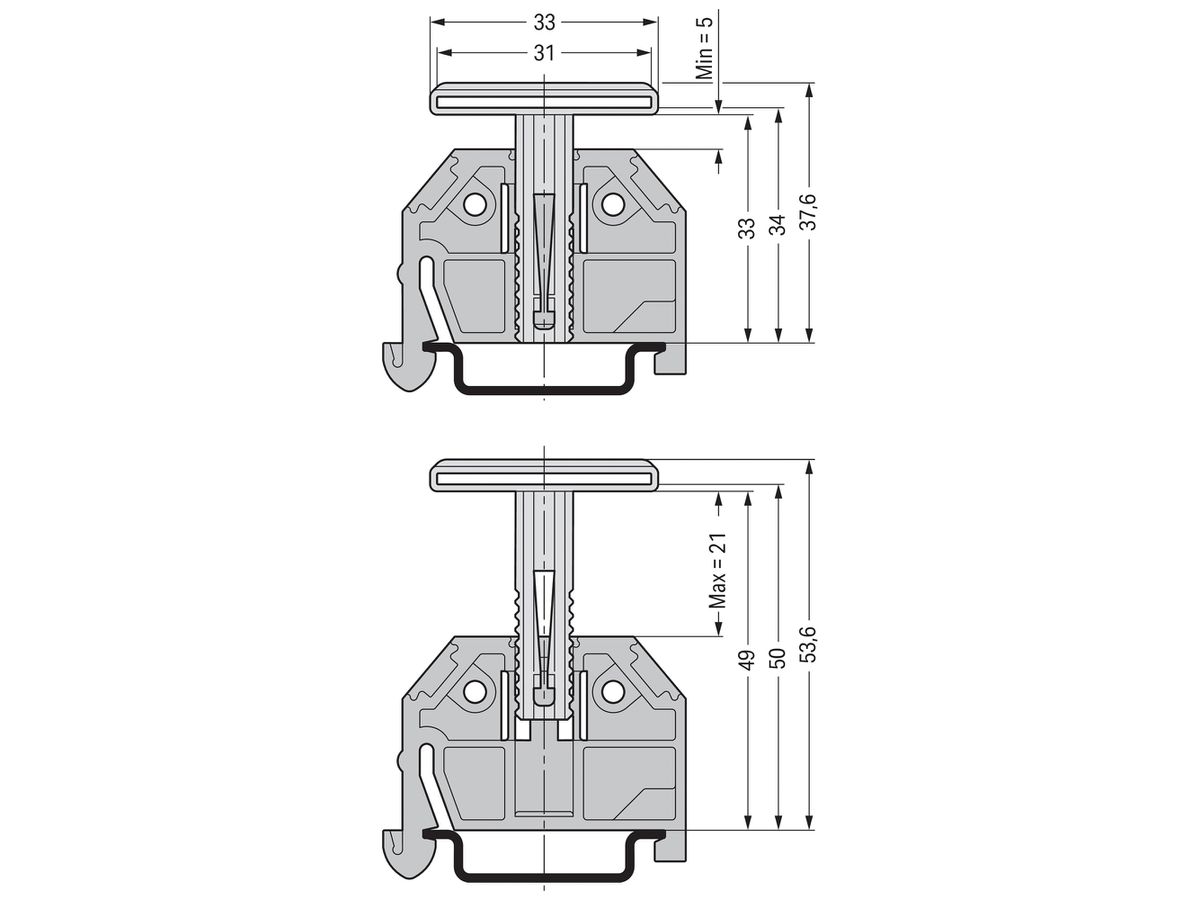 Bezeichnungsträger WAGO 709-119
