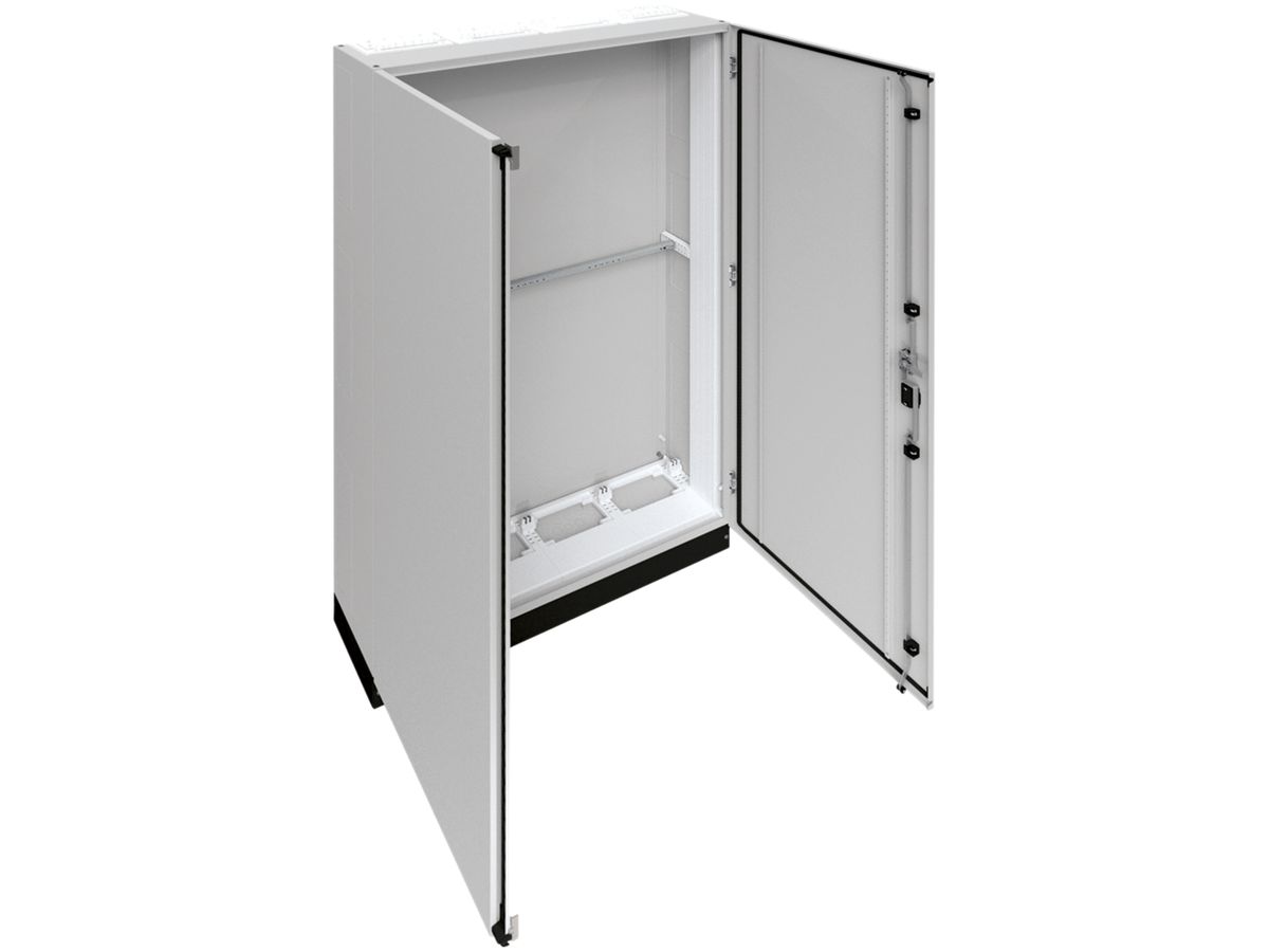 Schrank Hager univers Schutzklasse I 1850×1050×275mm mit Sockel 100mm IP55