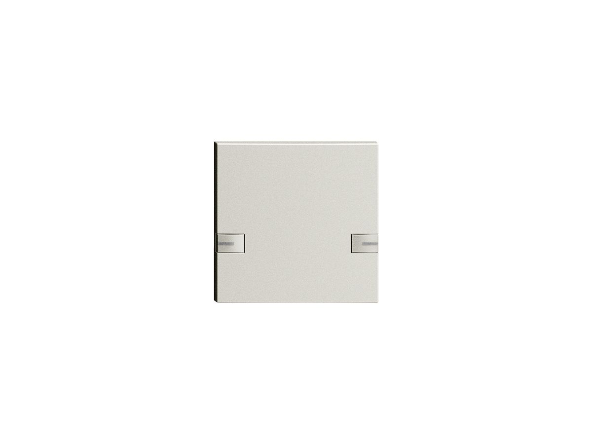 Taste 1/1 KNX/UNI-Taster mit LED EDIZIOdue 2×Einfachbedienung hellgrau