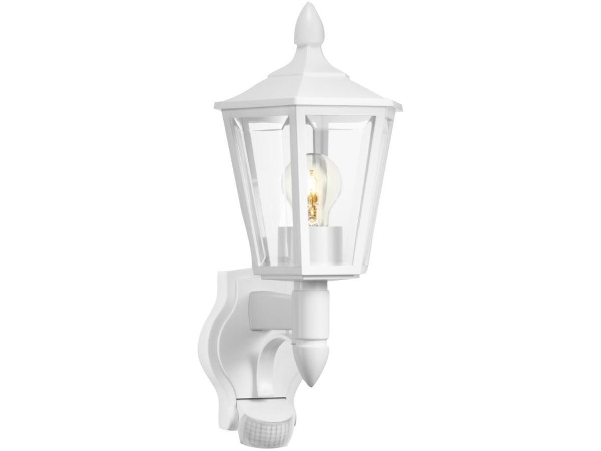 Wandleuchte Steinel L 15 PIR E27 60W IP44, weiss
