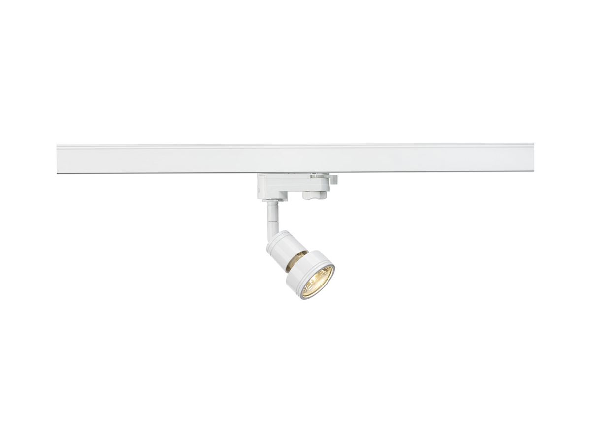 Strahler SLV PURI, GU10 50W mit 3-Phasen-Adapter IP20 weiss