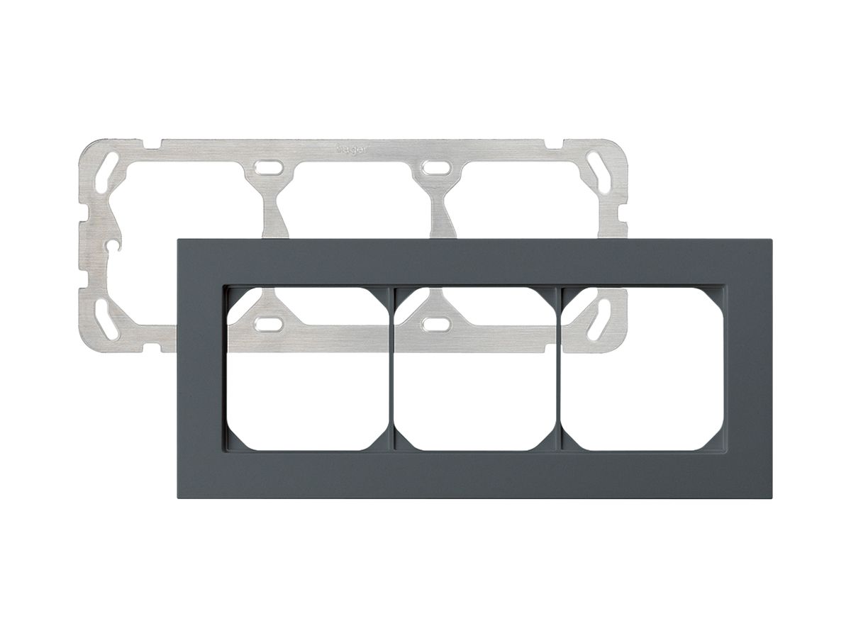 UP-Kopfzeile kallysto.pro 1×3 anthrazit horizontal