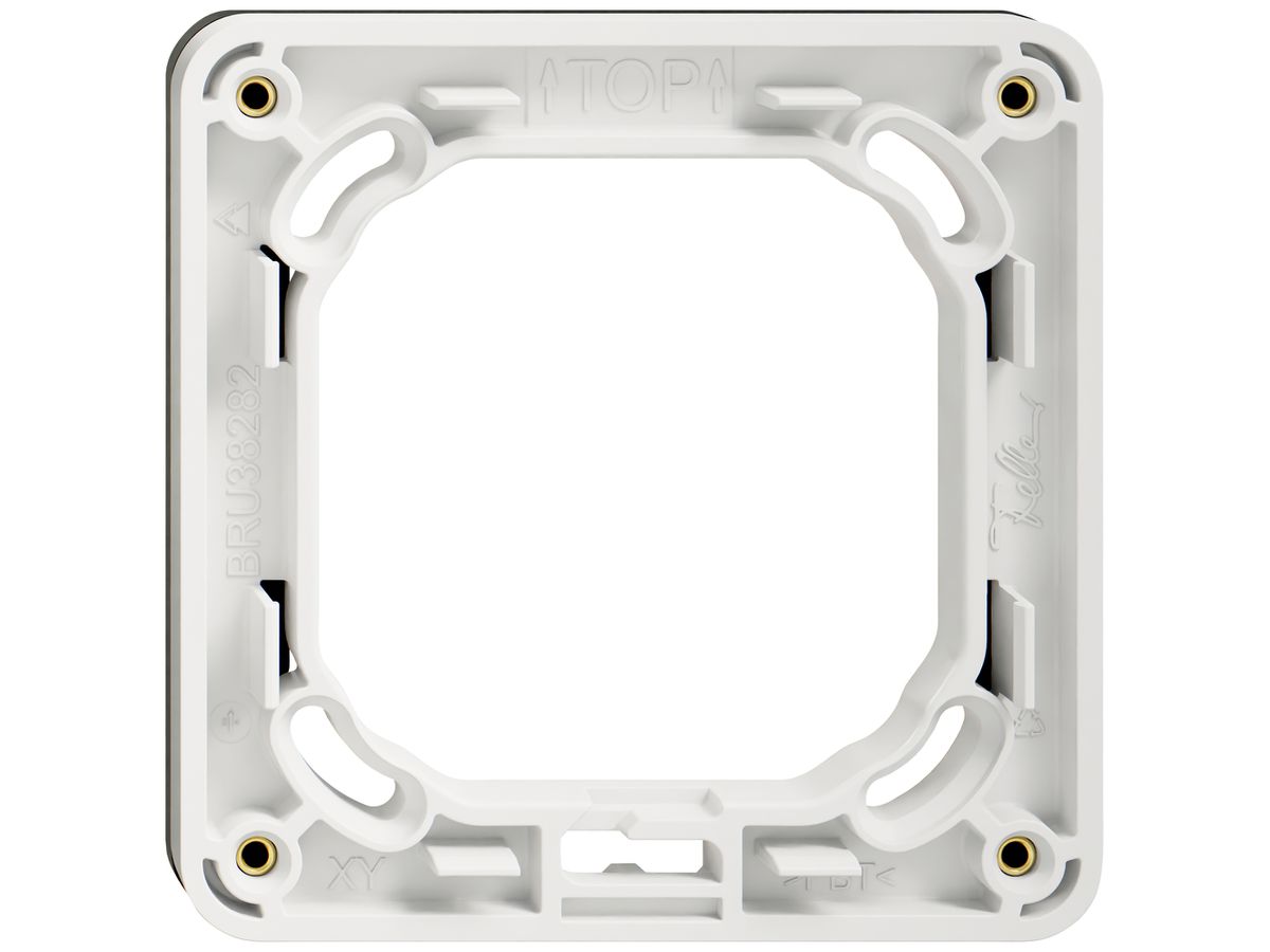 UP-Montagerahmen Feller NEVO SNAPFIX® 1×1 87×87mm weiss