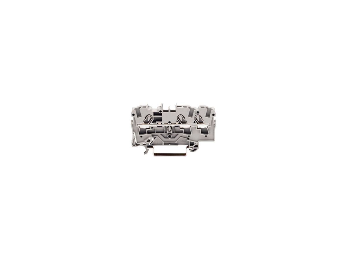 Durchgangsklemme WAGO TOPJOB-S 4mm² 3L grau Serie 2004
