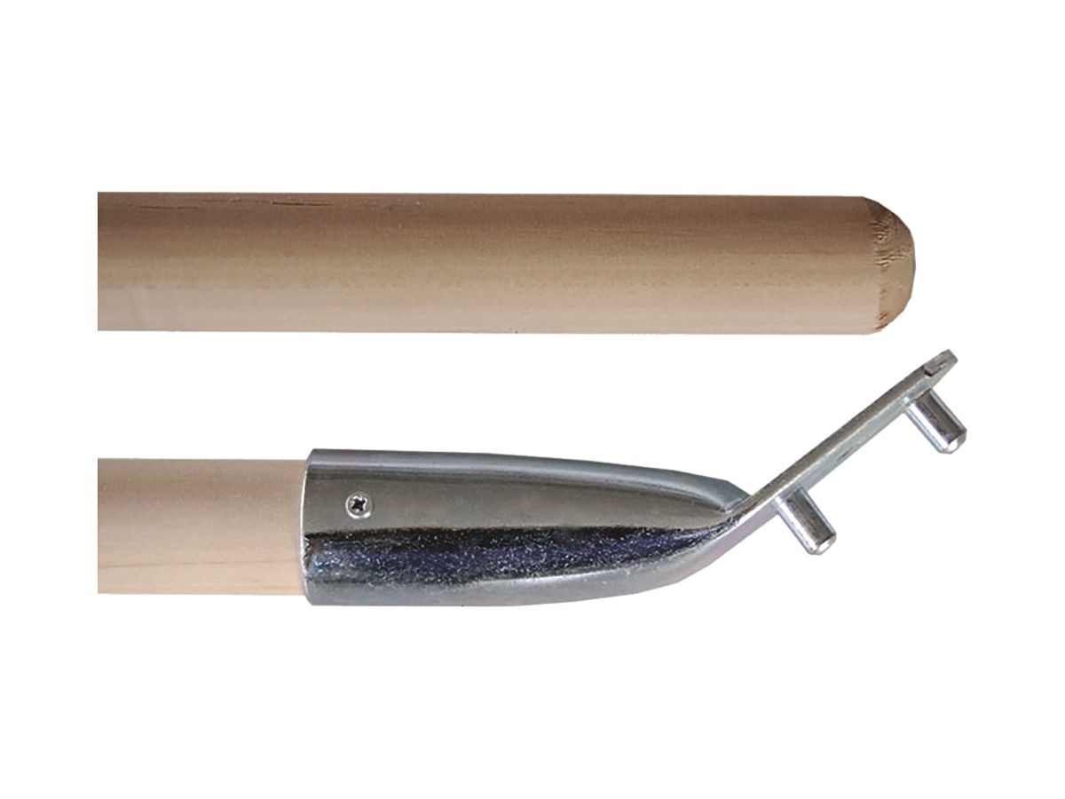 Besenstiel Plica aus Holz, 180cm, Ø=29.5mm