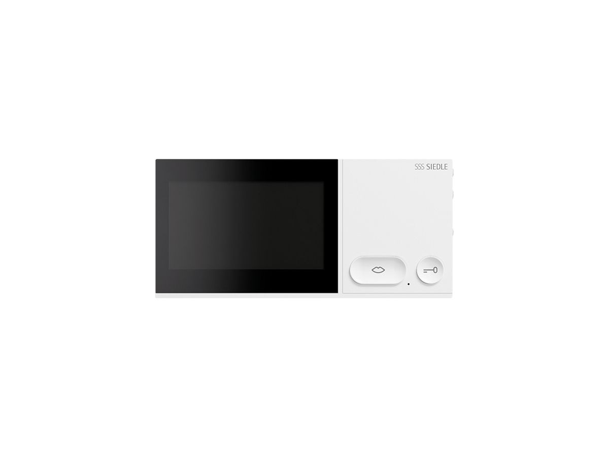 Innenstation Video IQ Indoor Bedienung Türöffner weiss