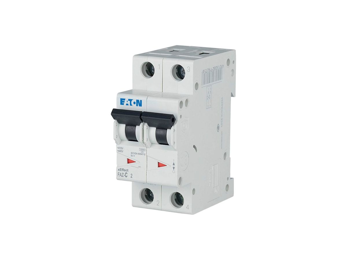 Leitungsschutzschalter Eaton FAZ-C13/2 2P 400V C 13A 10kA 2TE