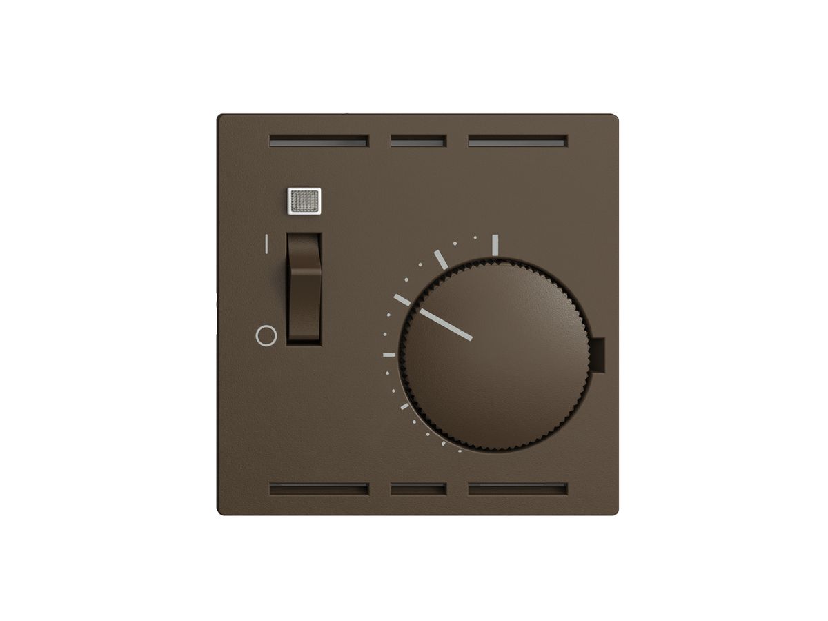 UP-Raumthermostat EDIZIOdue coffee mit Schalter