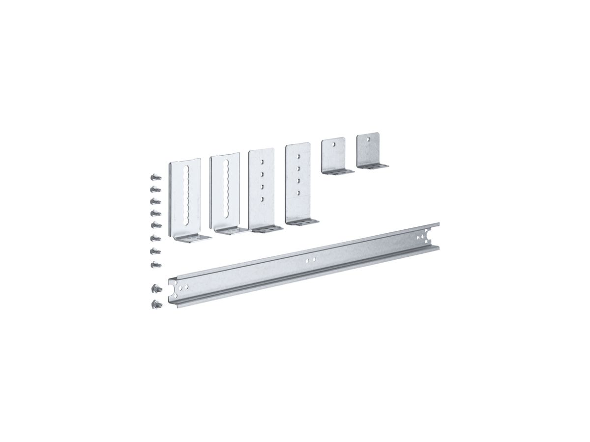 Hutschiene Hager univers N 2-feldrig 35×15×1.5mm absenkbar