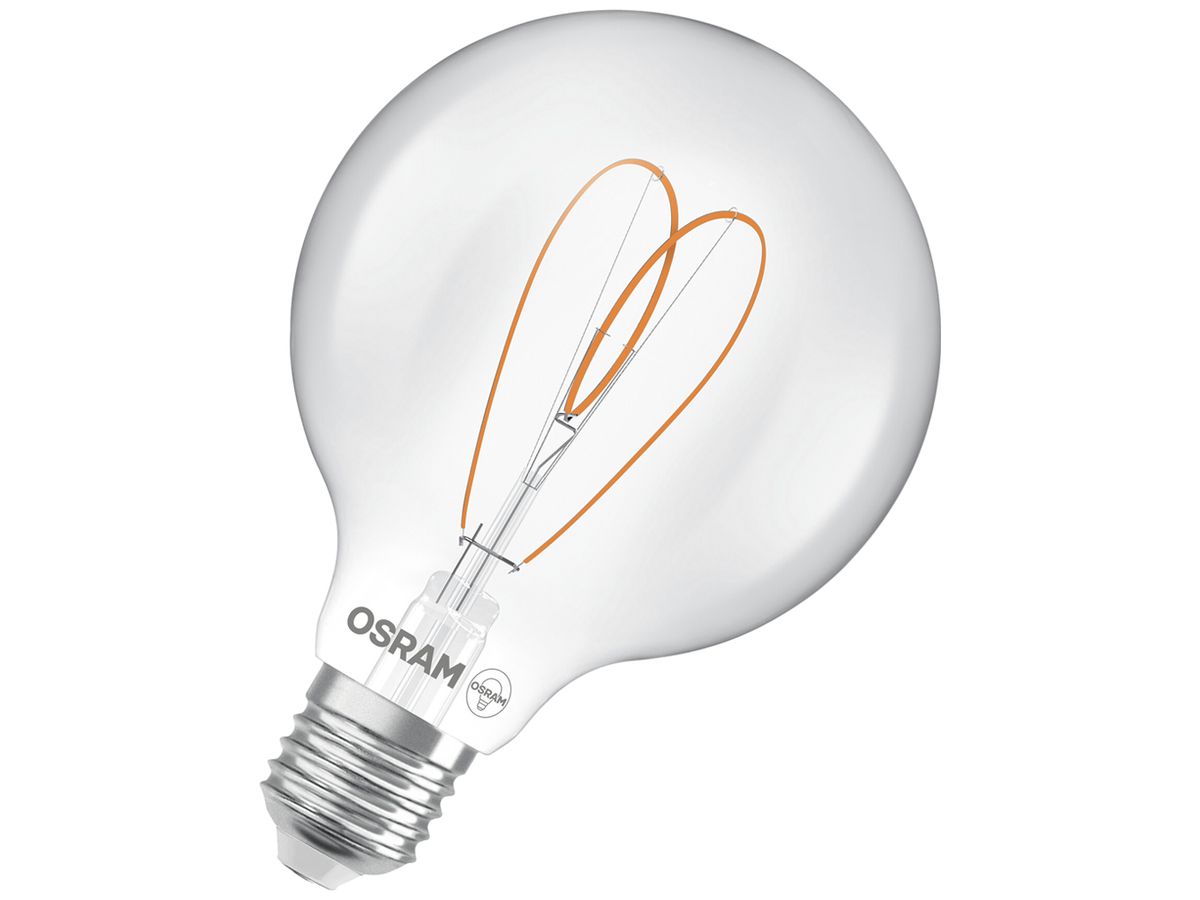 LED-Lampe Osram Vintage 1906 E27 7.2W 806lm 827 DIM Ø95×139mm klar