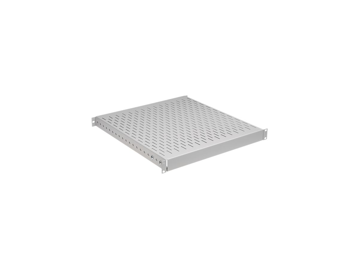 Geräteboden 19" R&M T=450mm für Rack T=800mm Stahlblech grau