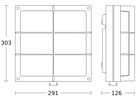 LED-Wandleuchte Steinel L 691 Master PIR 9W 753lm 3000K IP44