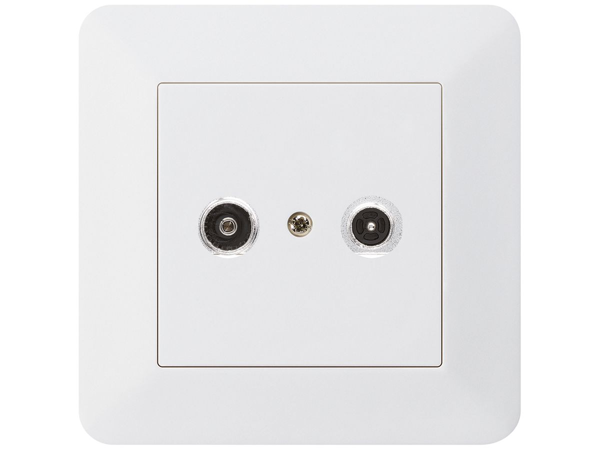 UP-Antennendose kallysto.trend R/TV 11dB 2GHz weiss