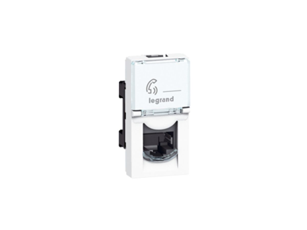 EB-Dose MOS FTP 1×RJ45 weiss Kat.6 1 Modul