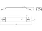 LED-Betriebsgerät Tridonic LC 5.4…18W 24V 225…750mA 179×30×21mm