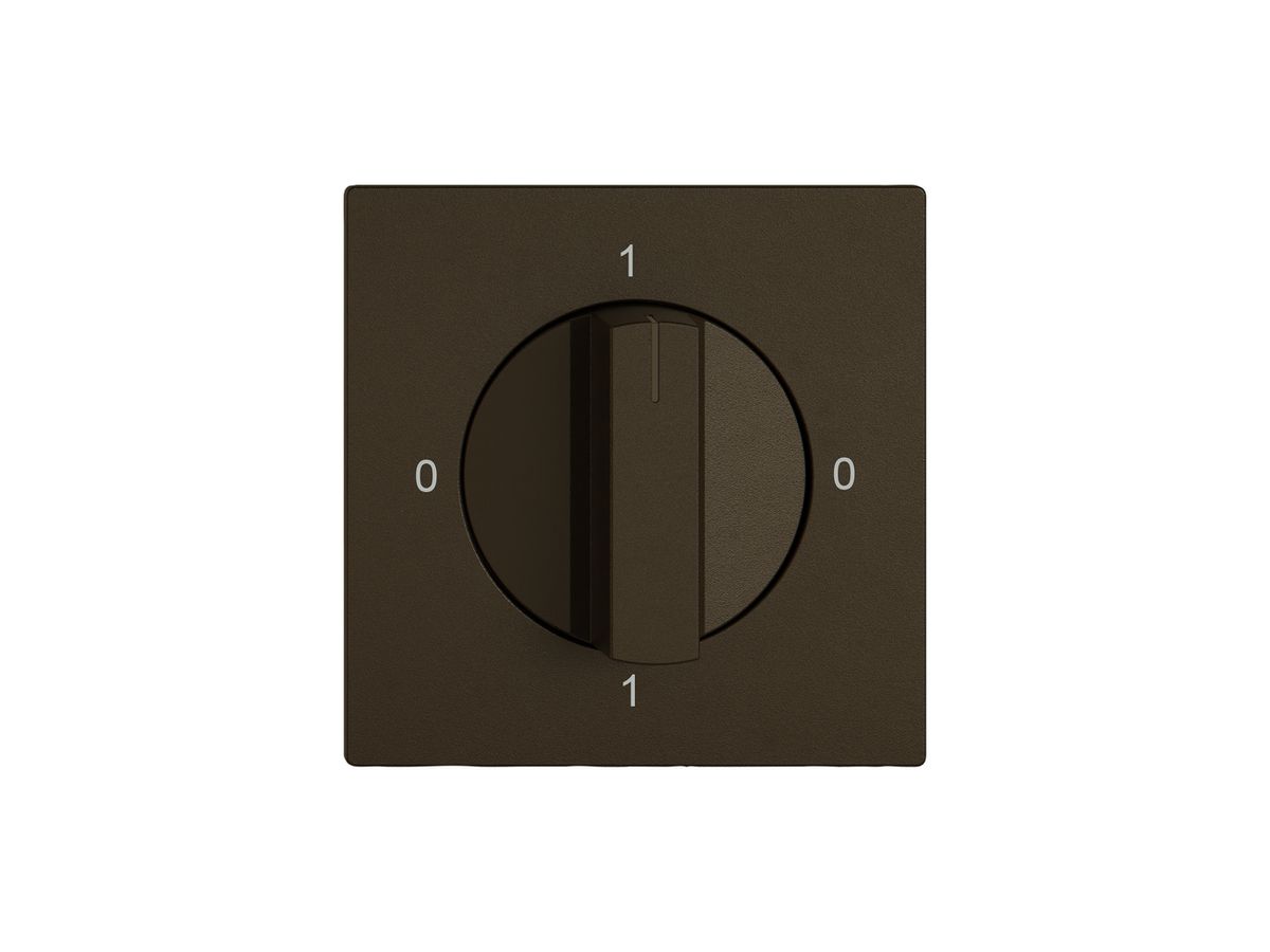 Montageset EDIZIO.liv SNAPFIX® f.Drehschalter m.Griff 0-1-0-1 br