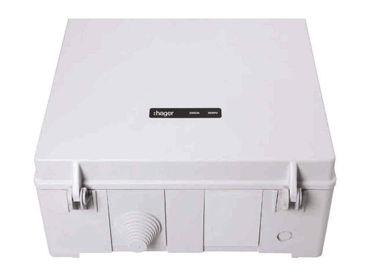 Hausanschlusskasten weber.hsa250 250A ein Schraube ab Briden AEHSA ein EFZ ab EF