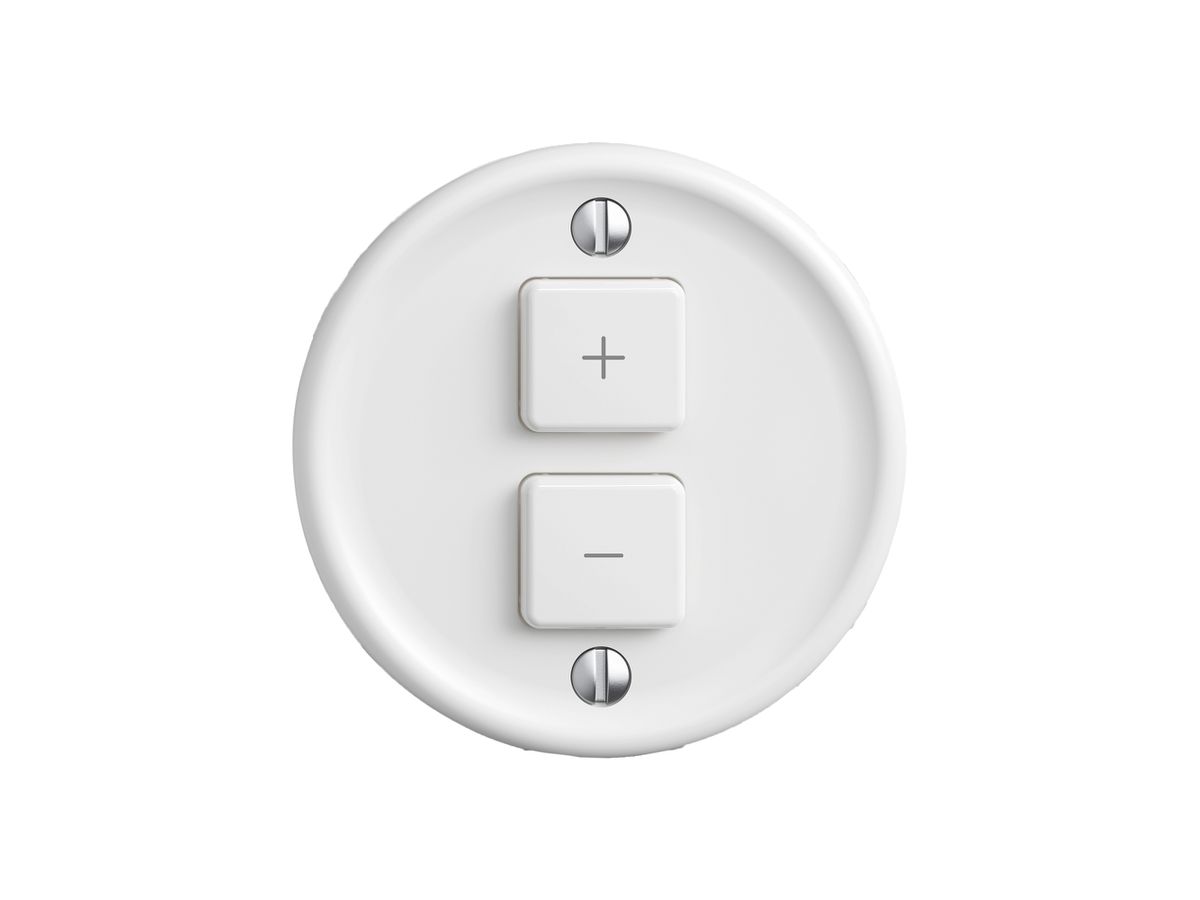 Montageset STANDARDdue Wiser SNAPFIX® f.Dimmer 1K 2 Tasten ws