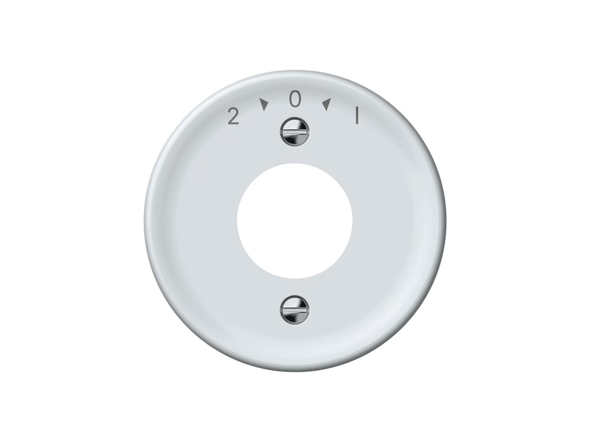 Frontset origin Schlüsseltaster 2>0<1 60×60mm ws