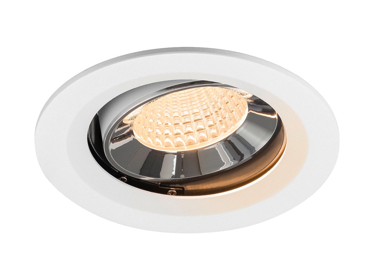 LED-Downlight SLV NUMINOS MOVE M 12W 1700lm 2700K WB DALI Ø120 ws/cr