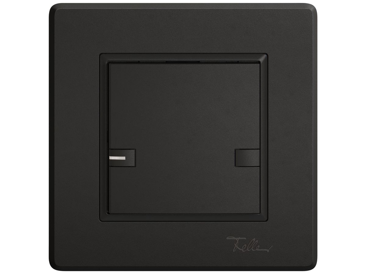 UP-KNX-Taster RGB EDIZIO.liv SNAPFIX® Temperaturfüh.RGB-LED 1×T 2-Tbed.sz
