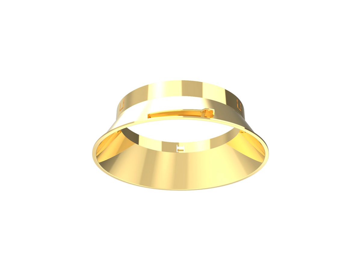 Reflektor DOTLUX CIRCLEvario Kunststoff symmetrisch 80° Ø153×58mm Gold