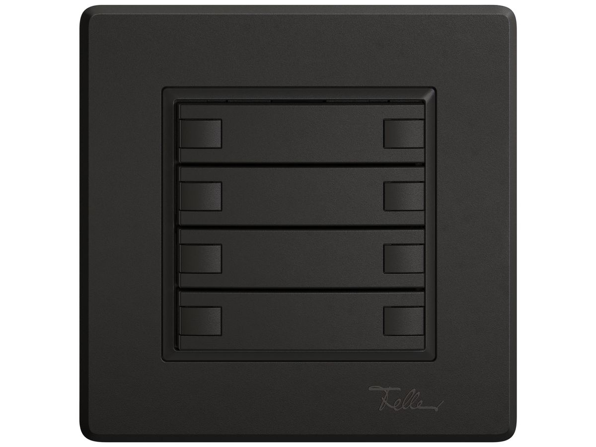 UP-KNX-Taster RGB EDIZIO.liv SNAPFIX® Temperaturfüh.o.LED 8×Taste 1-Tbed.sz