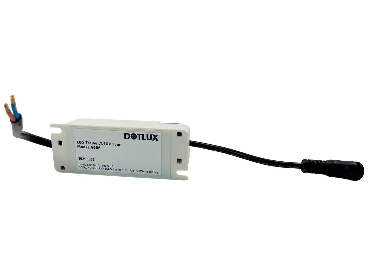 LED-Treiber DOTLUX CIRCLEugr-dim extern 9W 300mA nicht dimmbar