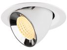 LED-Downlight SLV NUMINOS GIMBLE M 12W 1800lm 3000K WB DALI Ø120 ws/cr
