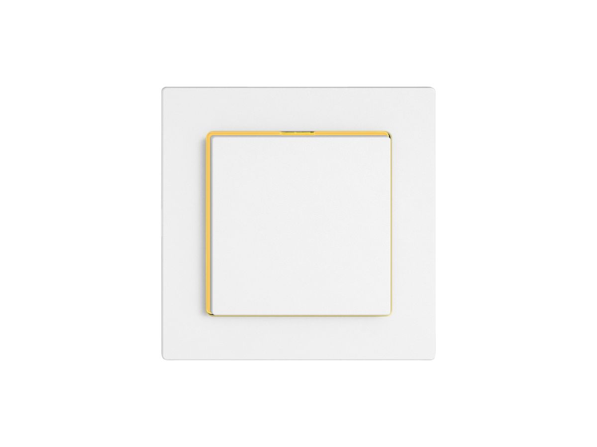 Leuchtdruckschalter EDIZIO.liv SNAPFIX® 3/1L Seitenlinse KS gelb ws