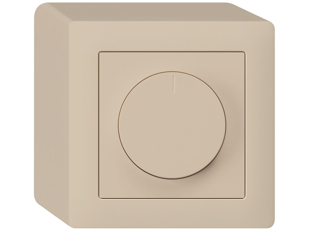 AP-Drehdimmer Universal Hager kallysto 20…400W/VA beige