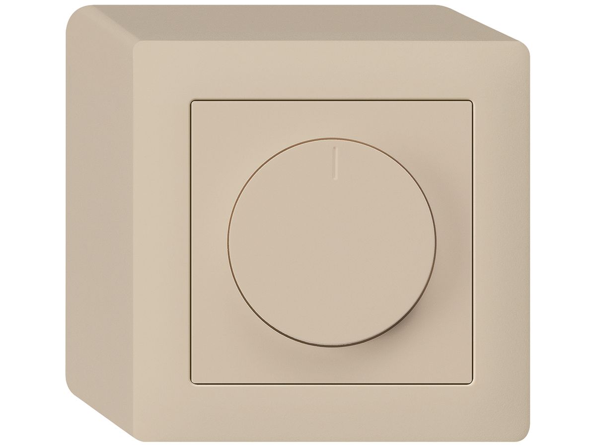 AP-Drehdimmer Universal Hager kallysto 20…400W/VA beige