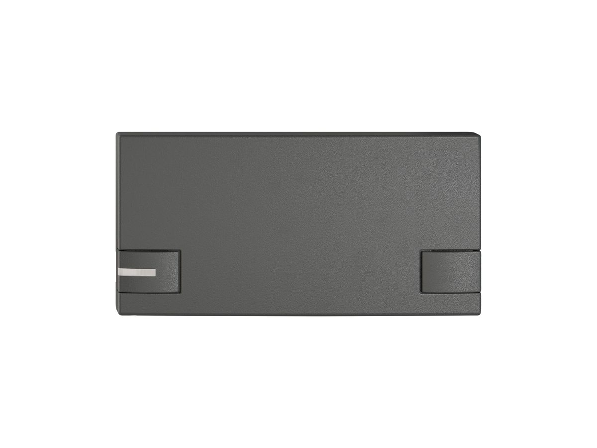 Taste 1/2 EDIZIO.liv KNX und UNI mit SNAPFIX® mit LED 2-Tastenbedienung dgu