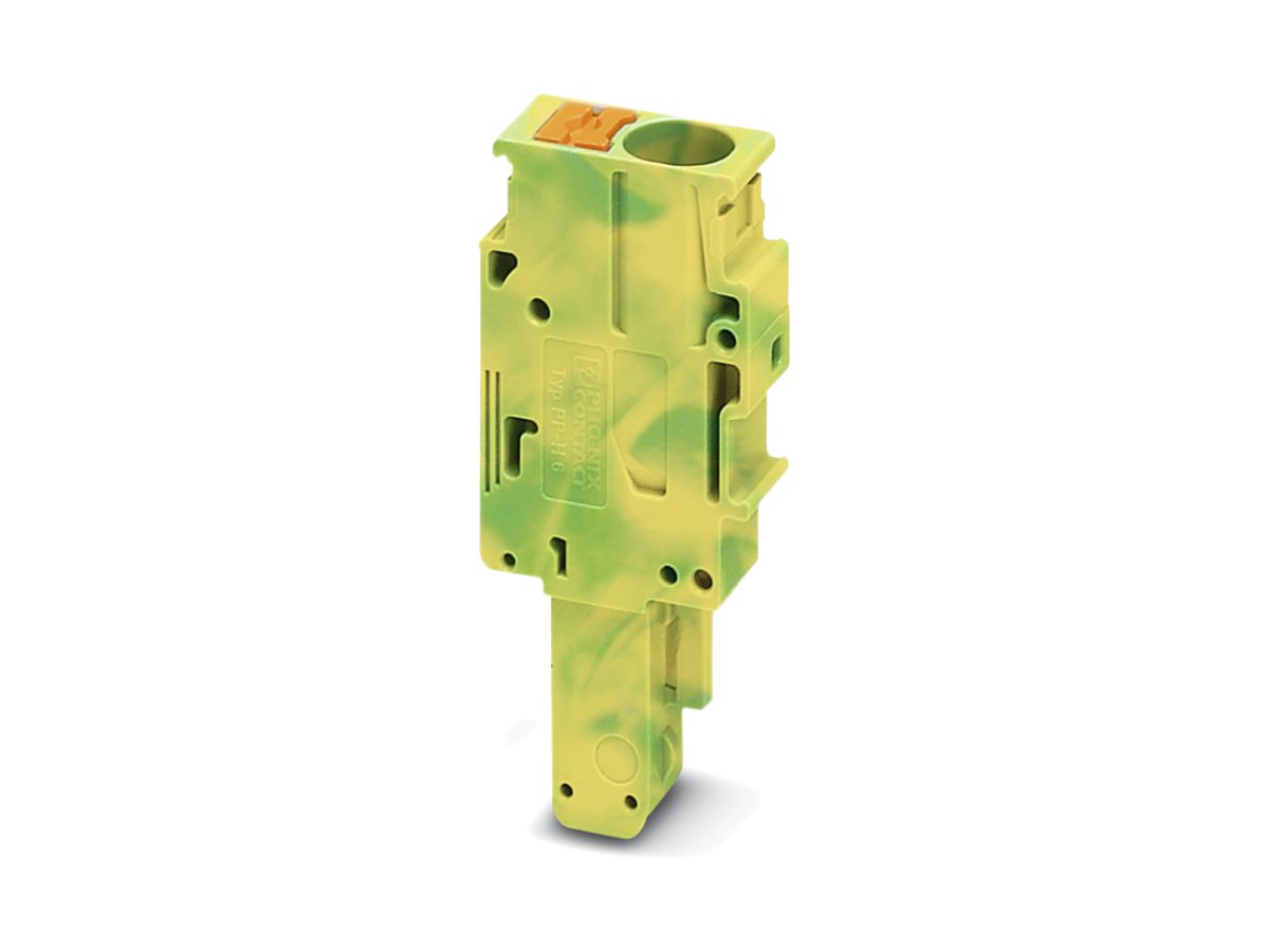 Selbstkonfektionierbarer Stecker Phoenix Contact 1L grün/gelb PP-H 6/1-L