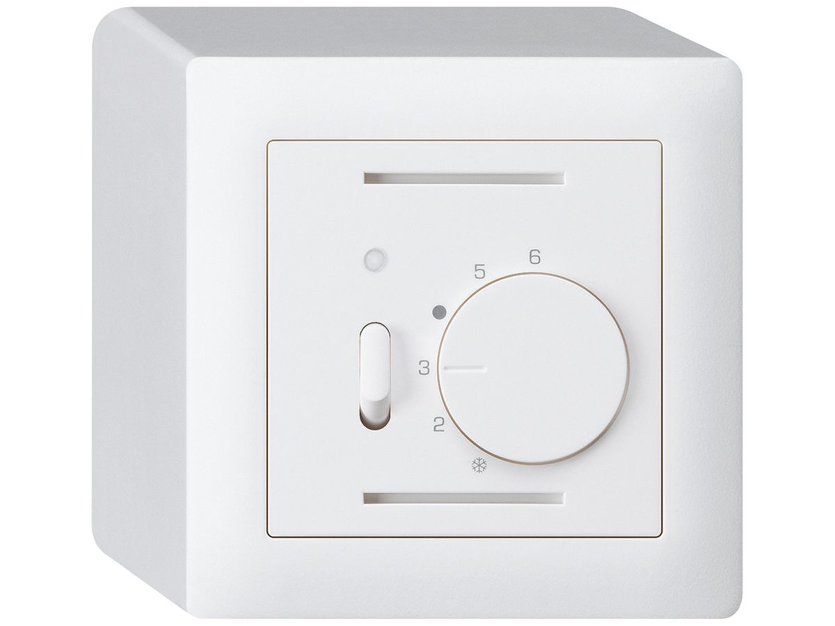 AP-Raumthermostat kallysto weiss mit Schalter