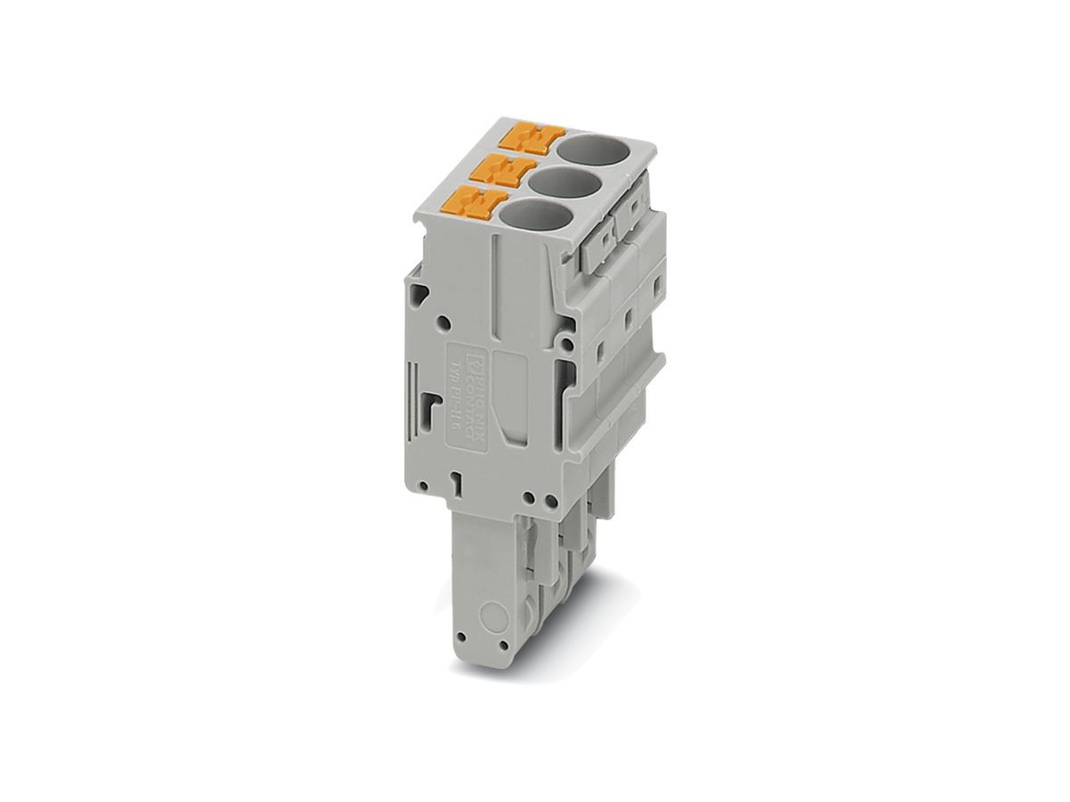 Stecker Phoenix Contact 3L 0.5…10mm² grau mit Push-in-Anschluss