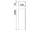 Deckel Bettermann rastbar für Gitterrinne 150×3000, A2, 1.4301, 2B