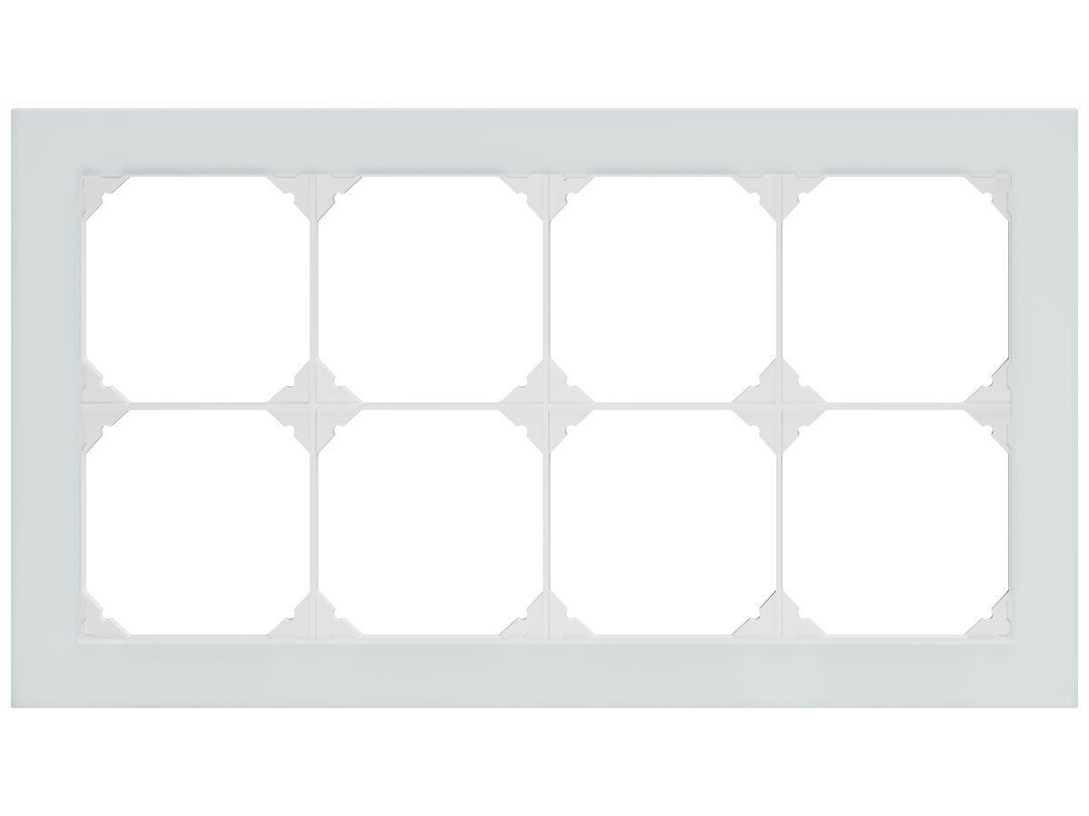 UP-Kopfzeile EDIZIO.liv prestige SNAPFIX® 2×4 274×154mm Glas Si